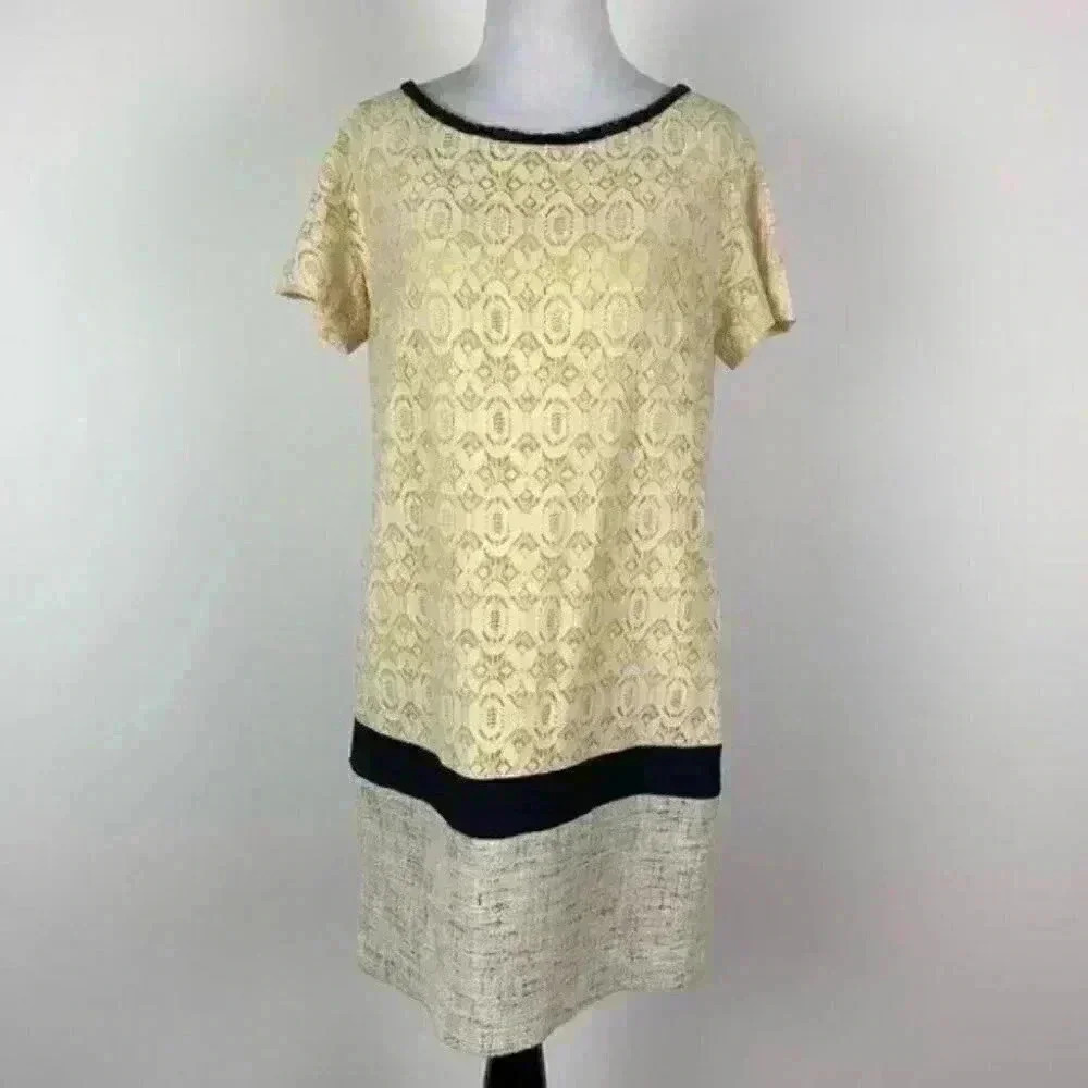 W118 by Walter Baker dress sz S tweed lace pencil